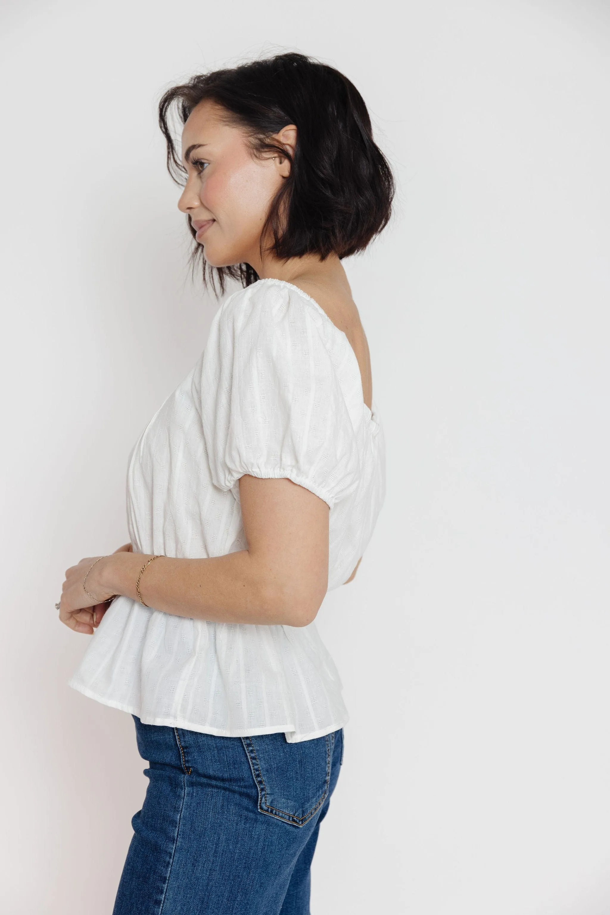 Abbey Blouse in Off White