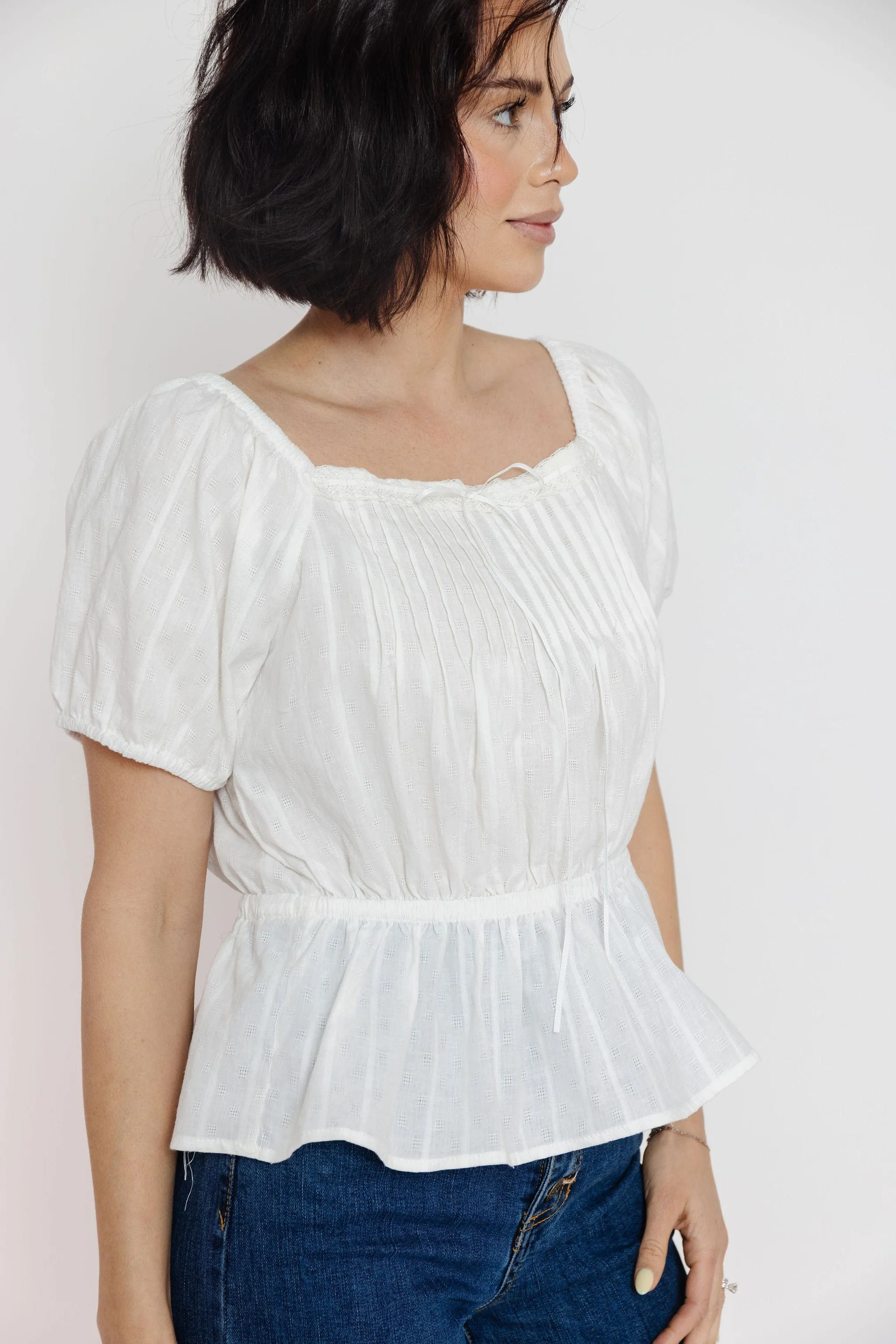 Abbey Blouse in Off White