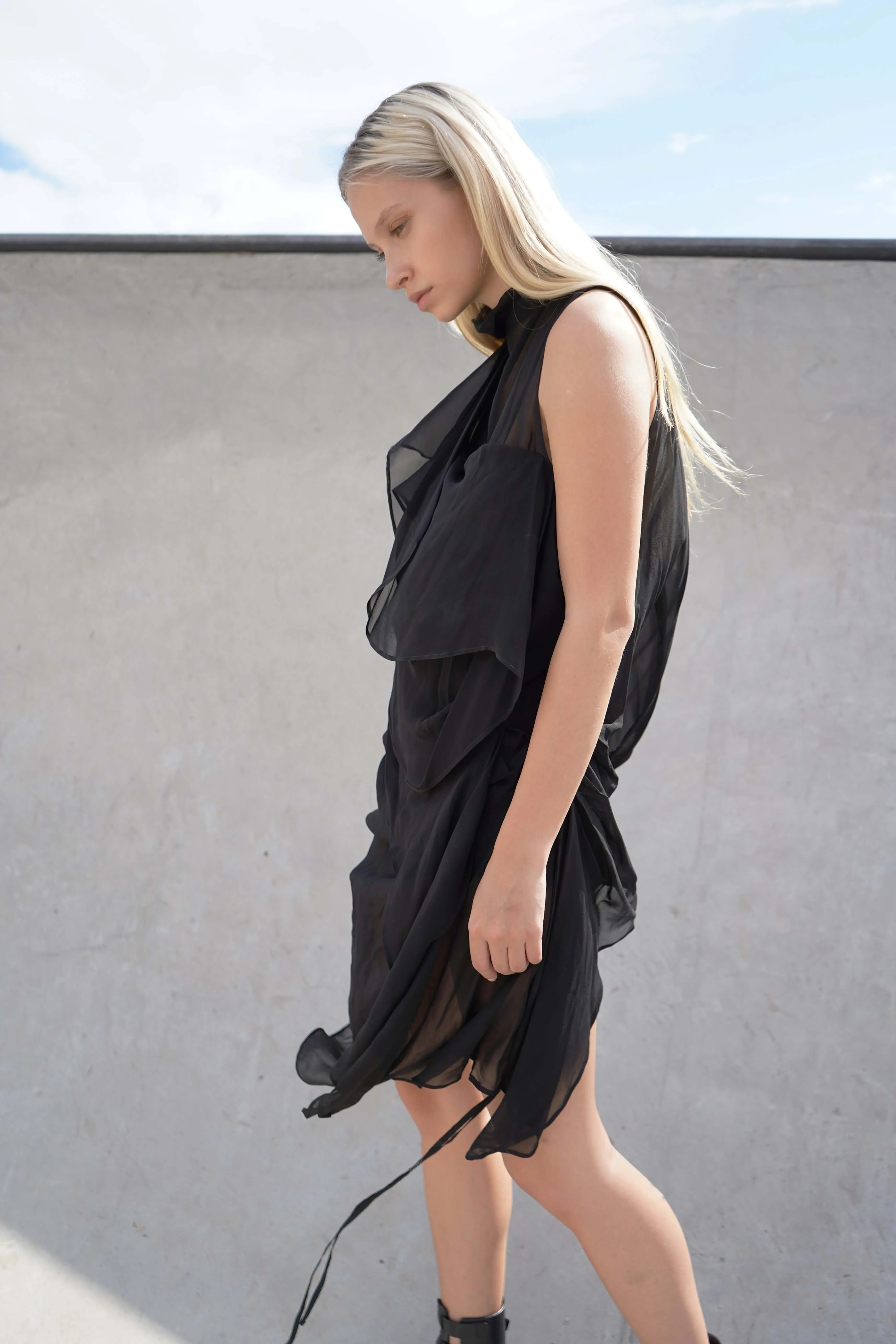 ASYMMETRICAL TUNIC