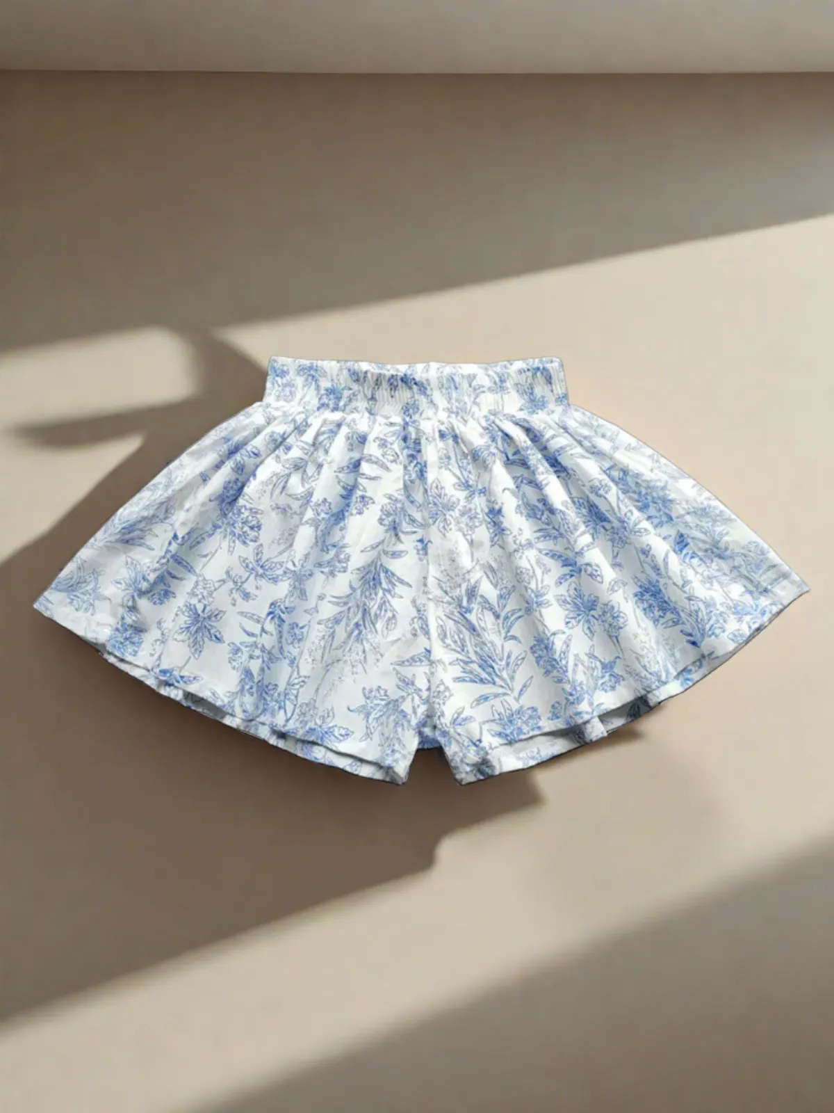 Blossom Breeze Wide Leg Floral Shorts