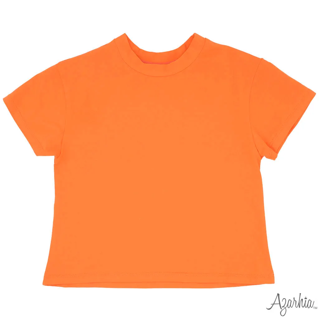 Boxy T’ in Solid Orange