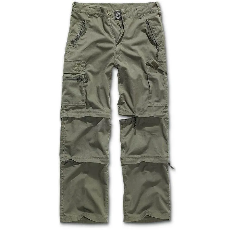 Brandit Savannah Elastic Waist Trousers, Olive