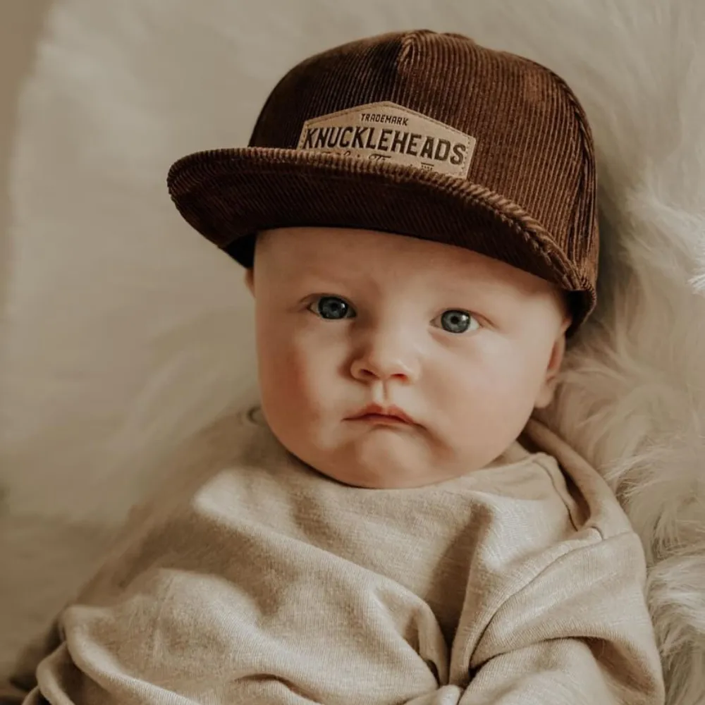 Brayden Brown Corduroy Trucker Hat