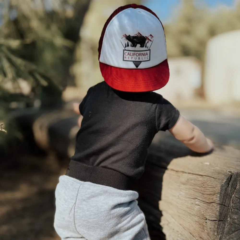 Cali Burgundy Trucker Hat