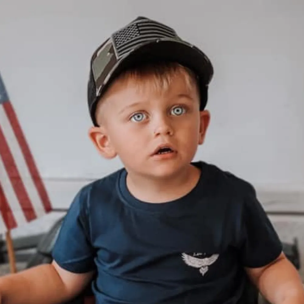 Camouflage American Flag Hats