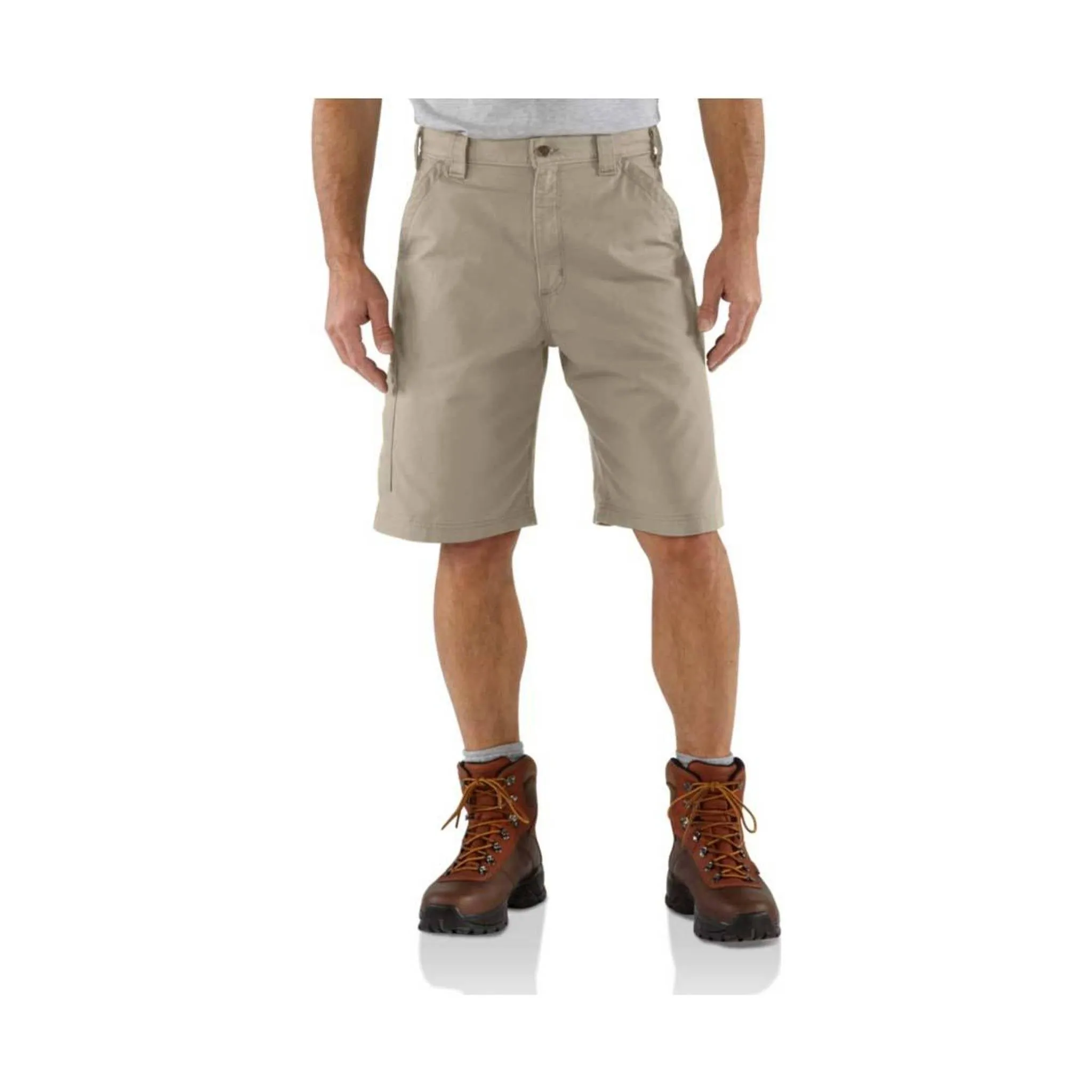 Carhartt Men's Loose Fit Canvas Utility Work Shorts 10 Inch - Tan