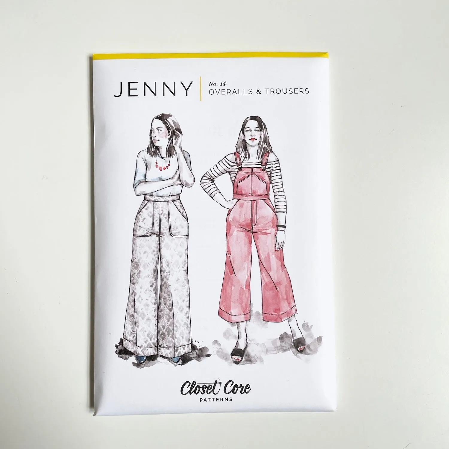 Closet Core Patterns : Jenny Overalls & Trousers