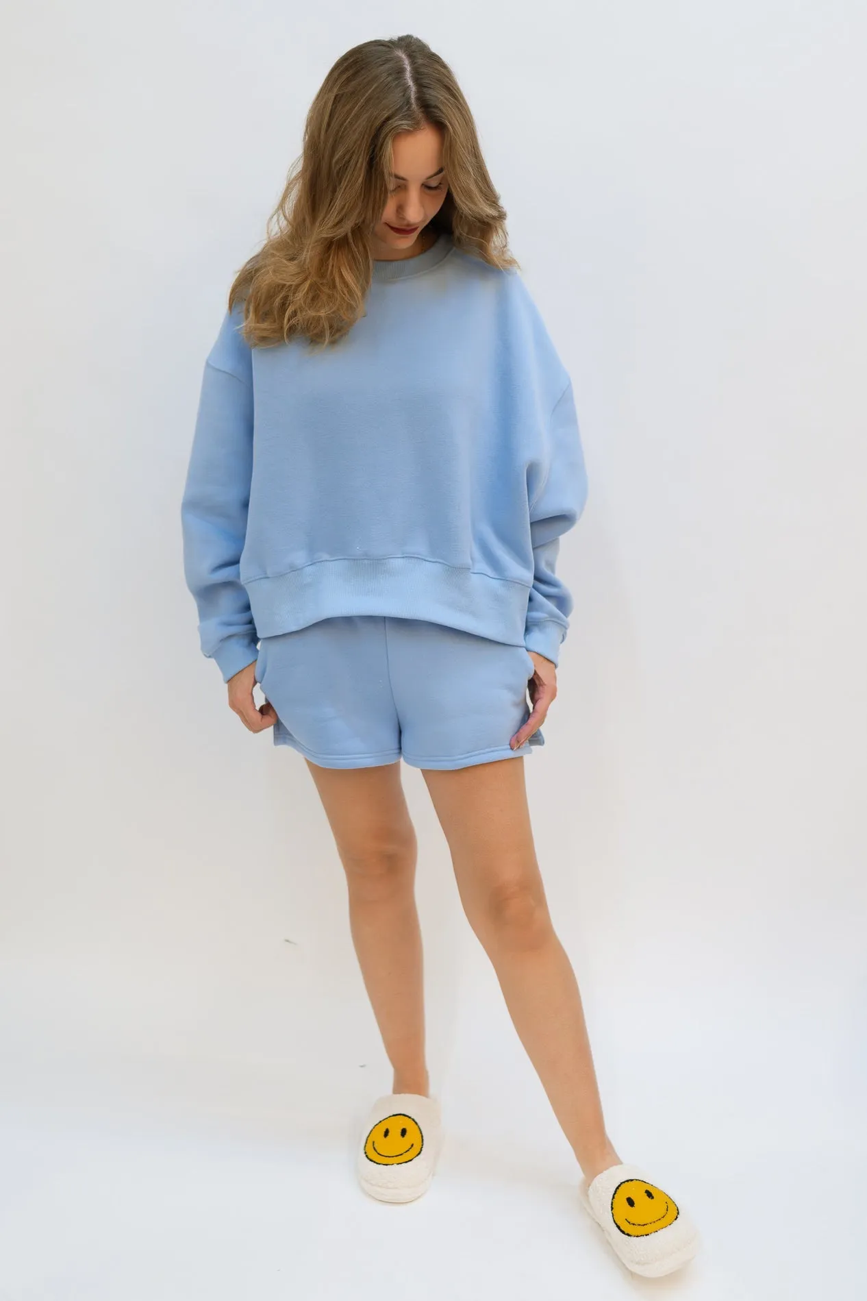 Coastal Basic Sweatshirt - Blue