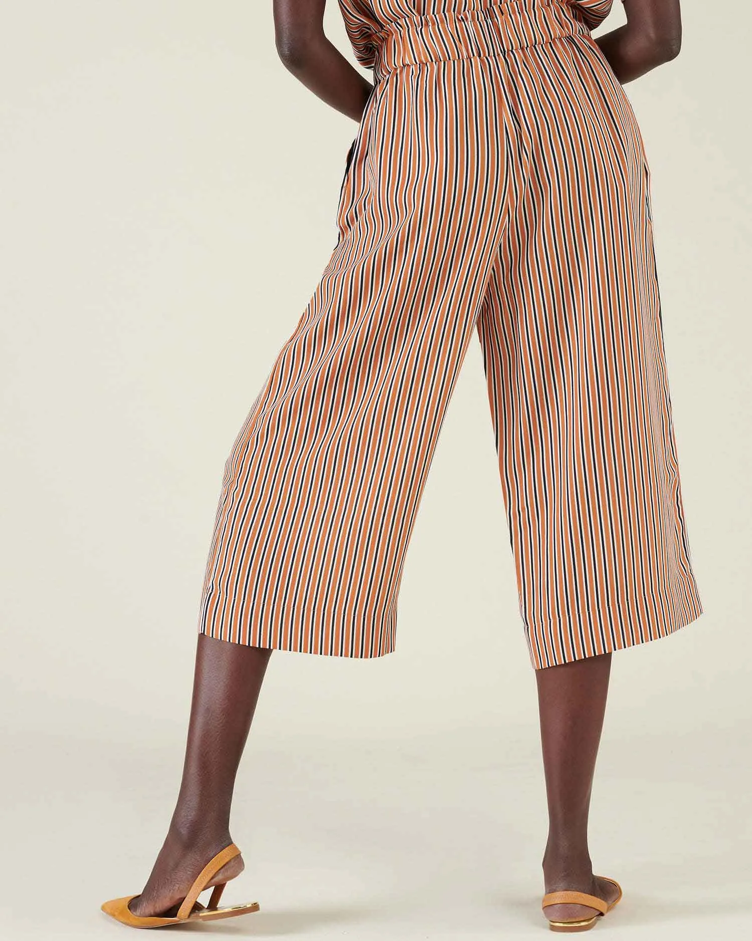 Culotte trousers elastic waistband