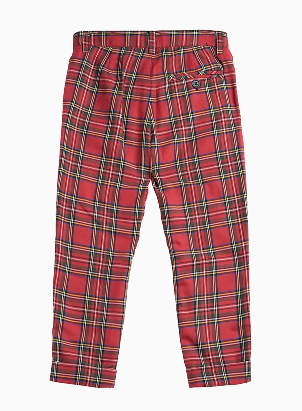 Donald Trousers in Red Tartan