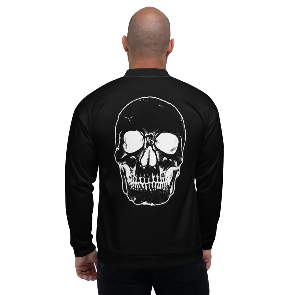 ES Skull Black Bomber Jacket