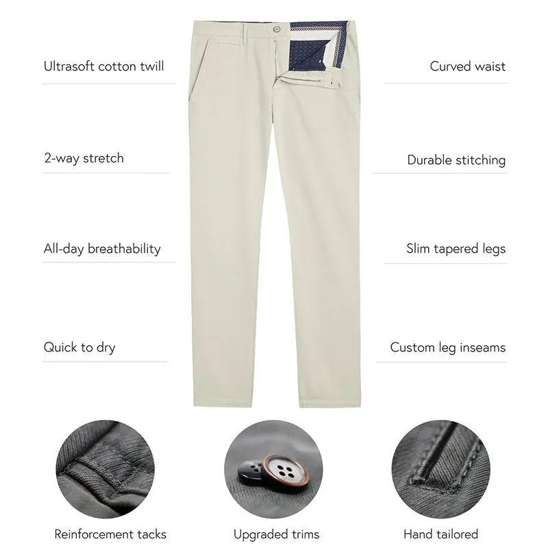 Feel Good Light Khaki Chinos