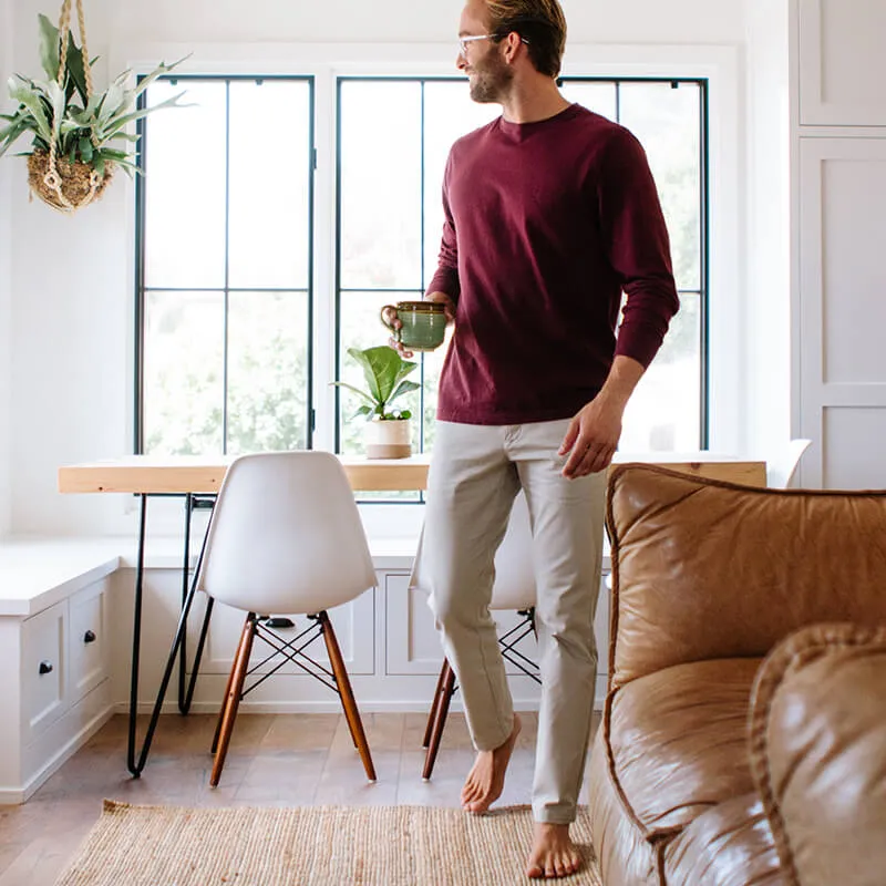 Feel Good Light Khaki Chinos