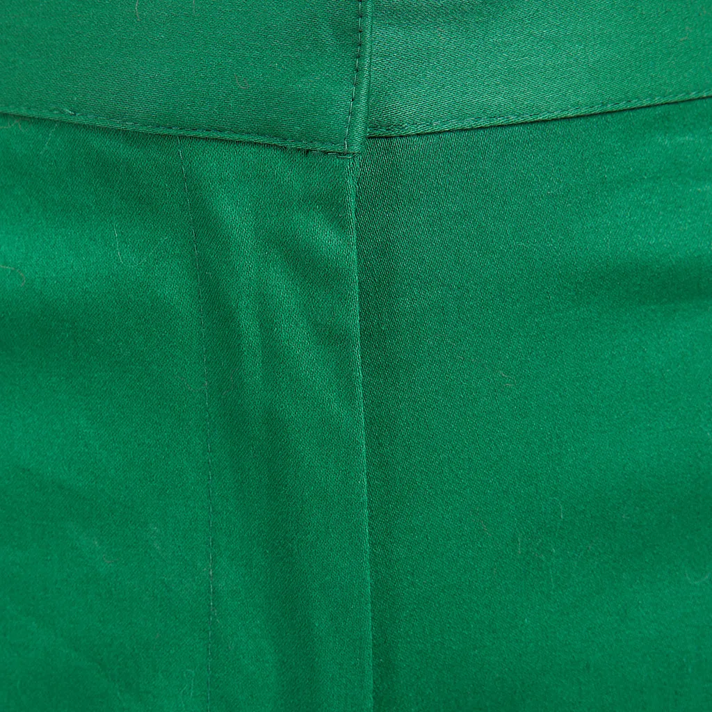 Forest Green High Waisted Trousers