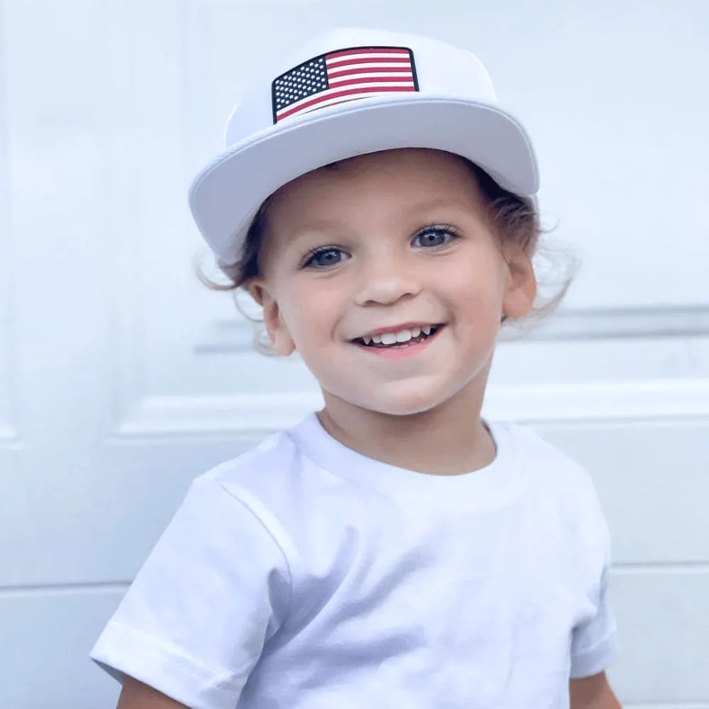 Hat for Infant | Freedom American Flag Hat | 4th of July Infant Sun Hat