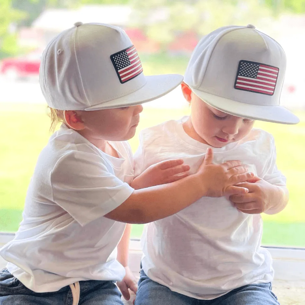 Hat for Infant | Freedom American Flag Hat | 4th of July Infant Sun Hat