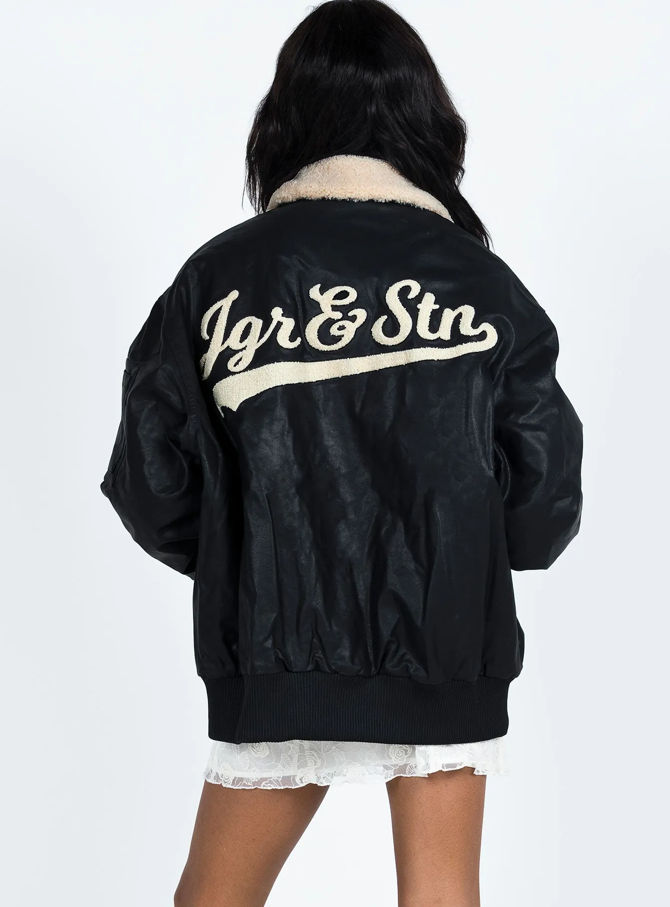 JGR & STN Curveball Bomber Jacket Black