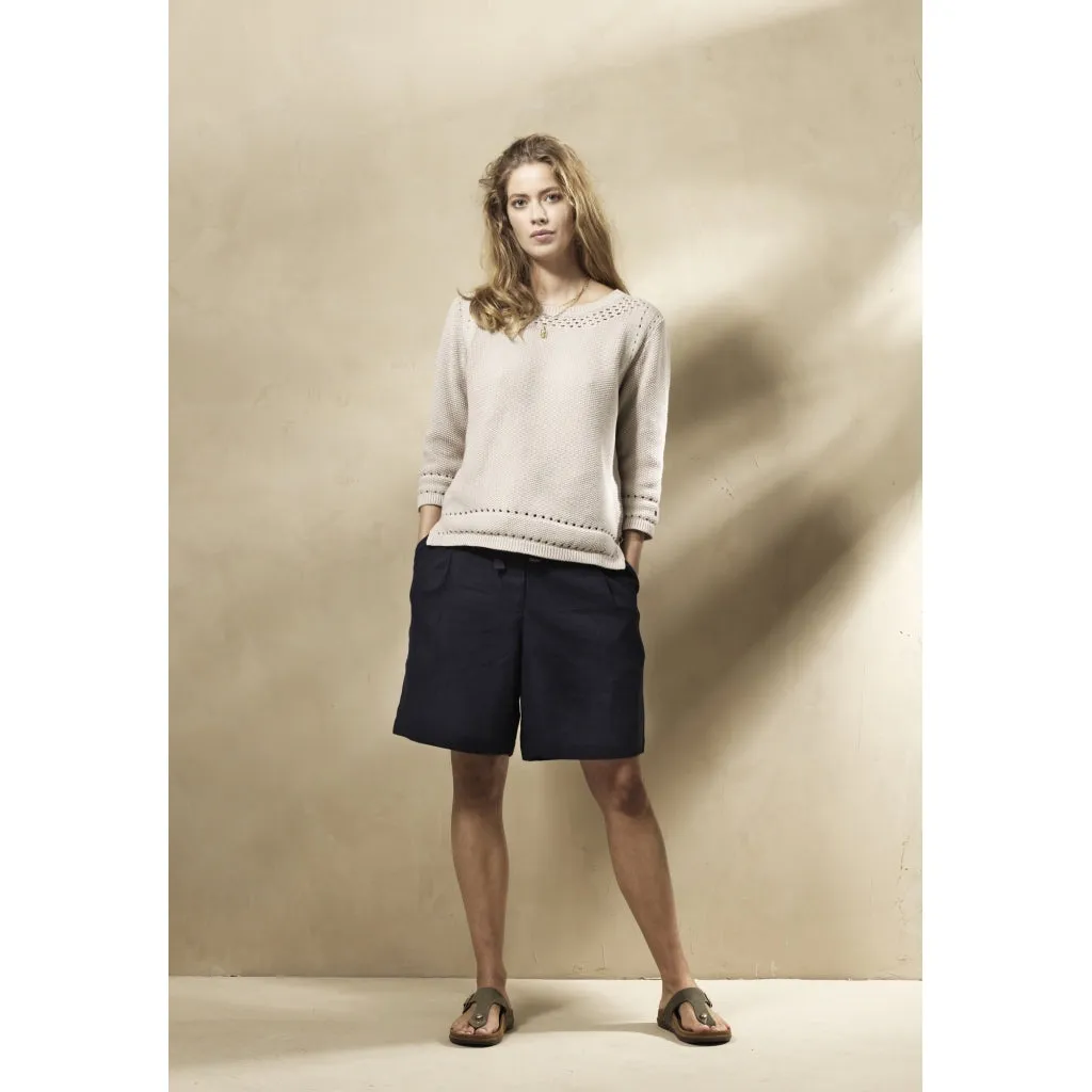 Leann Shorts - Ligth Sand Melange