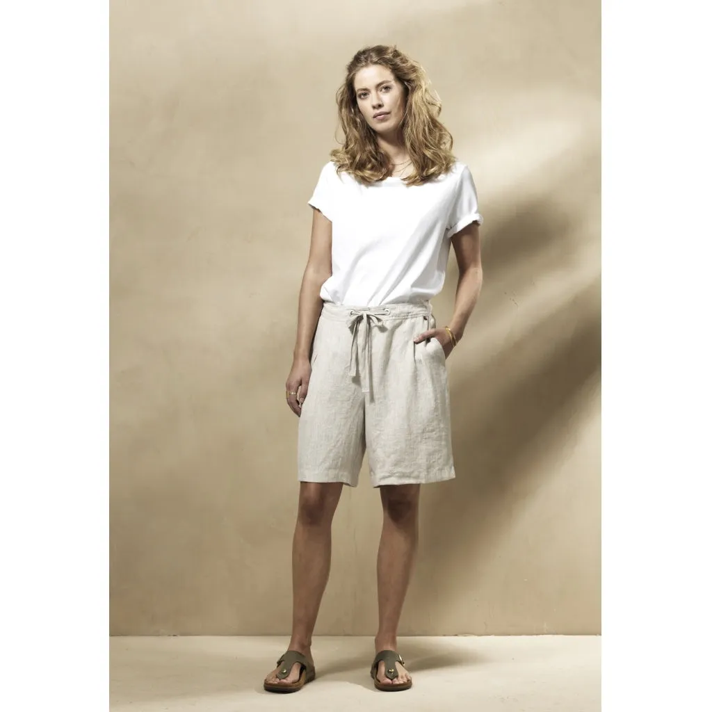 Leann Shorts - Ligth Sand Melange