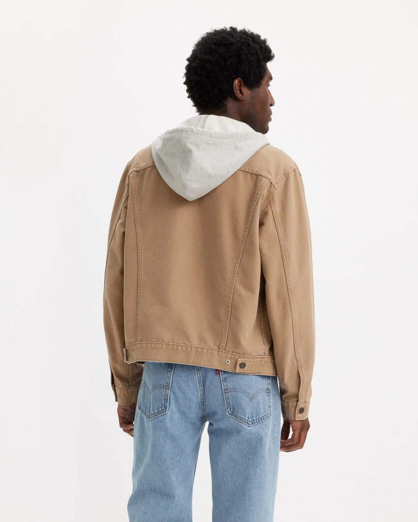 Levi's® Hooded Trucker Jacket - Tigers Eye