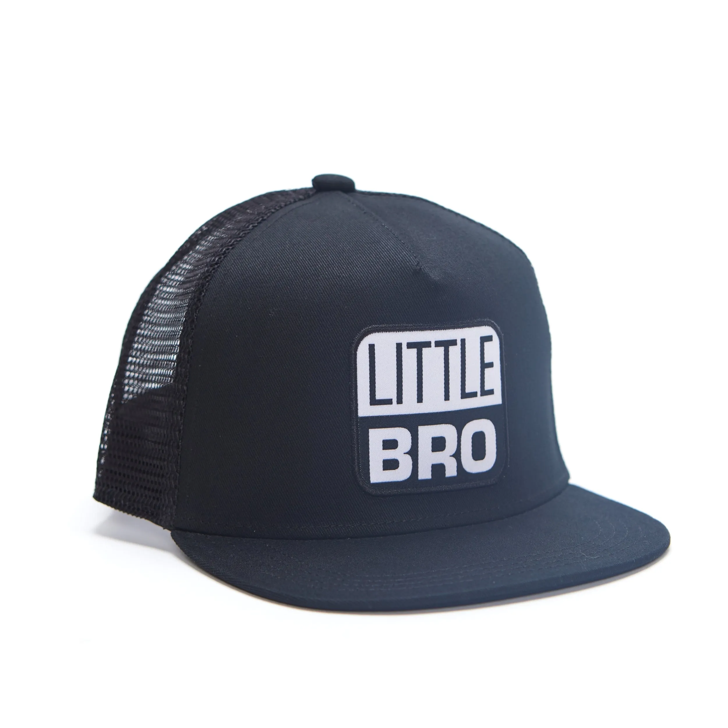 Little Bro Black Trucker Hat