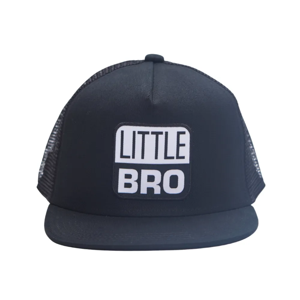 Little Bro Black Trucker Hat