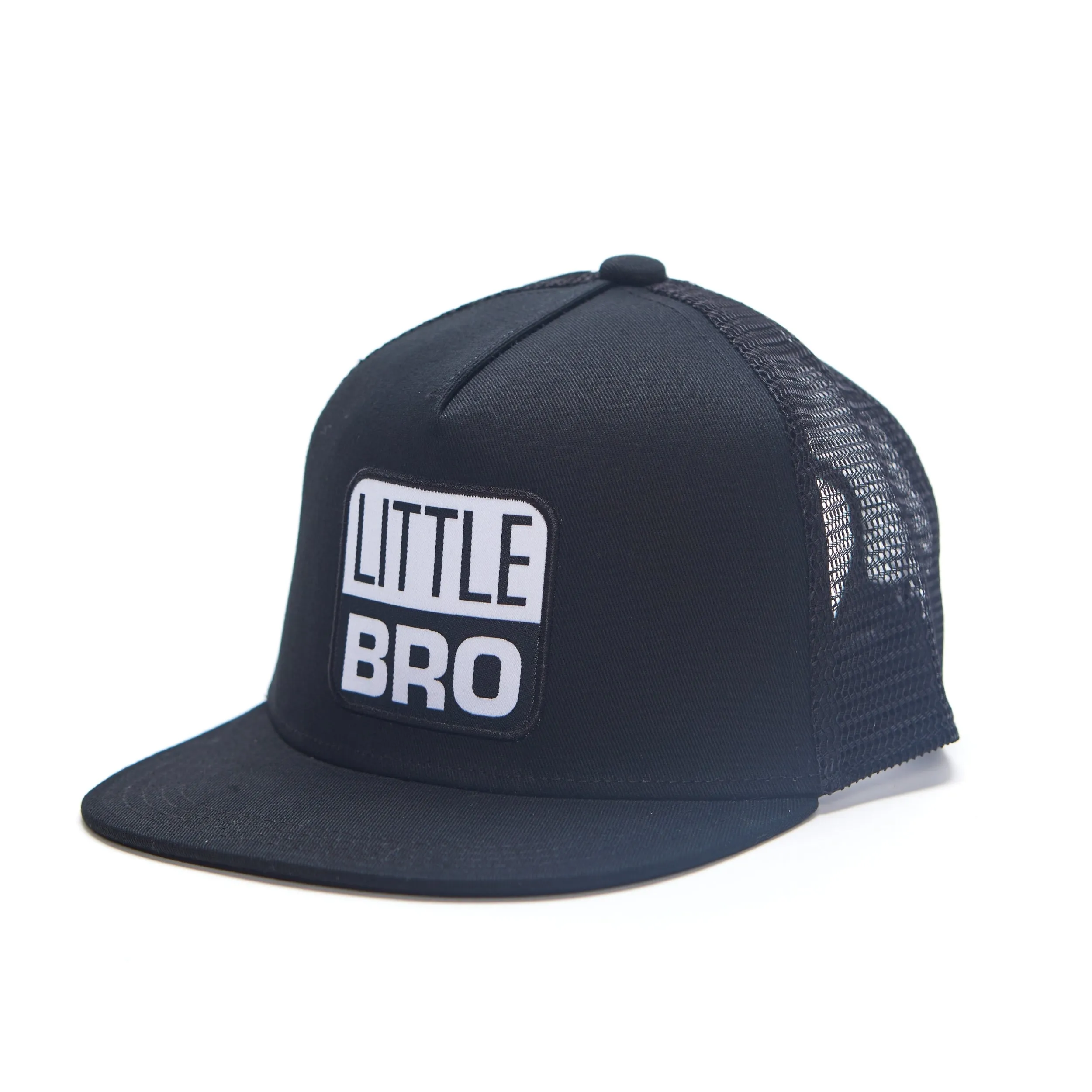 Little Bro Black Trucker Hat