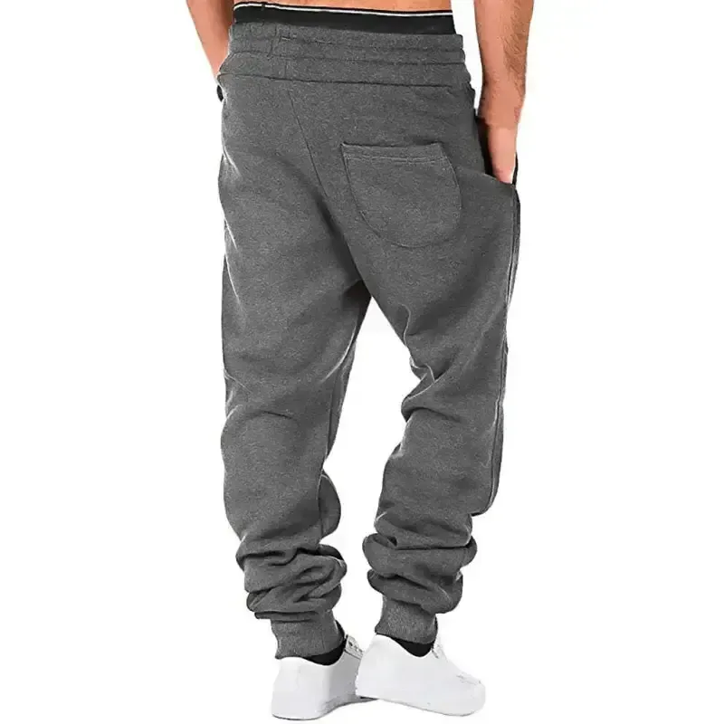 Men’s elastic waist sports casual trousers and sweatpant