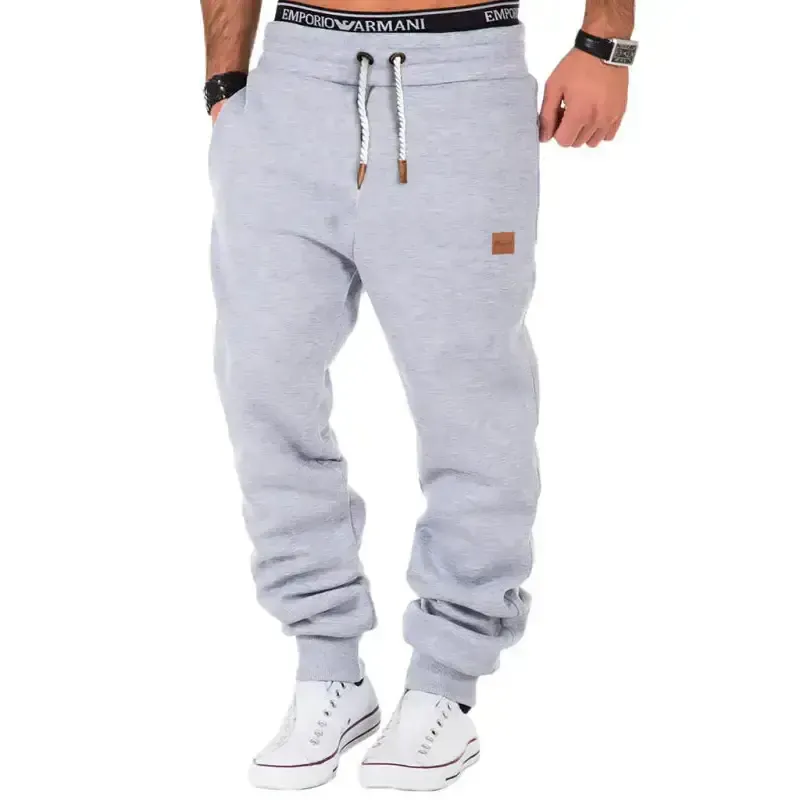 Men’s elastic waist sports casual trousers and sweatpant