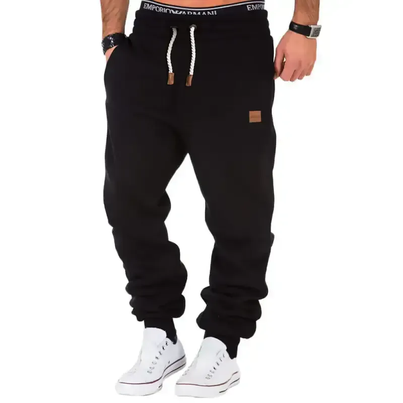 Men’s elastic waist sports casual trousers and sweatpant