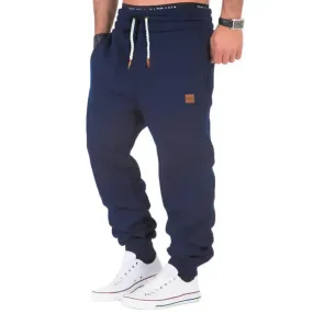 Men’s elastic waist sports casual trousers and sweatpant