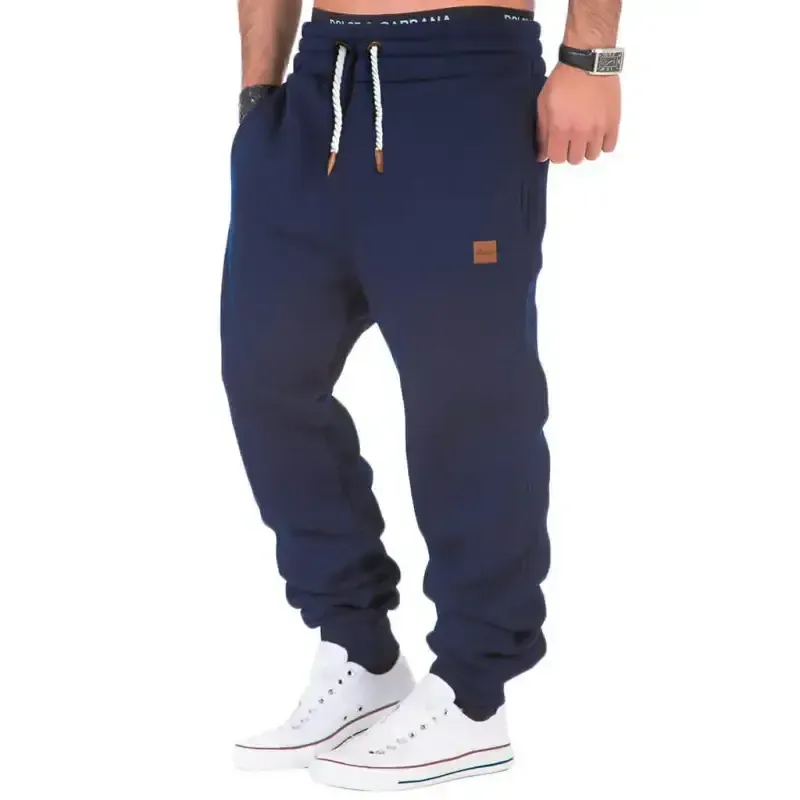 Men’s elastic waist sports casual trousers and sweatpant