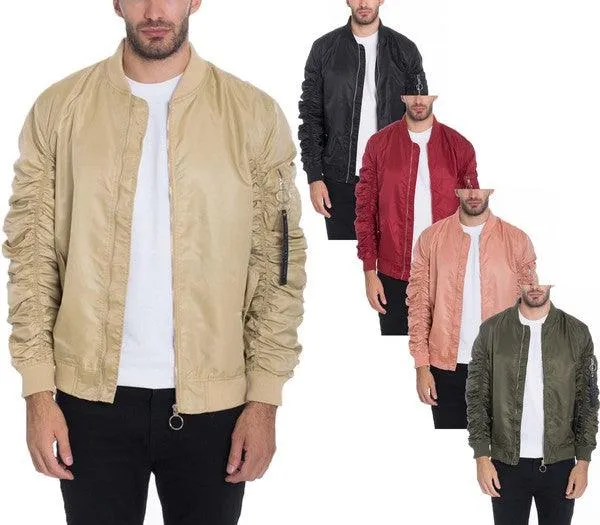 Mens Lined Bomber Jackets