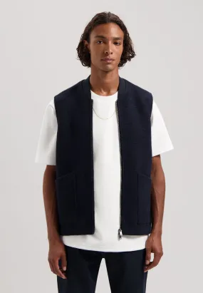 Nils Sleeveless Vest Bouclé