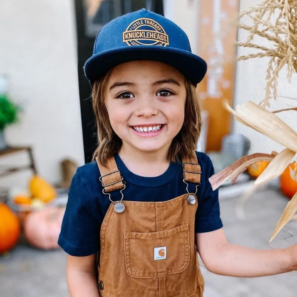 One Day Navy Kids Trucker Hat