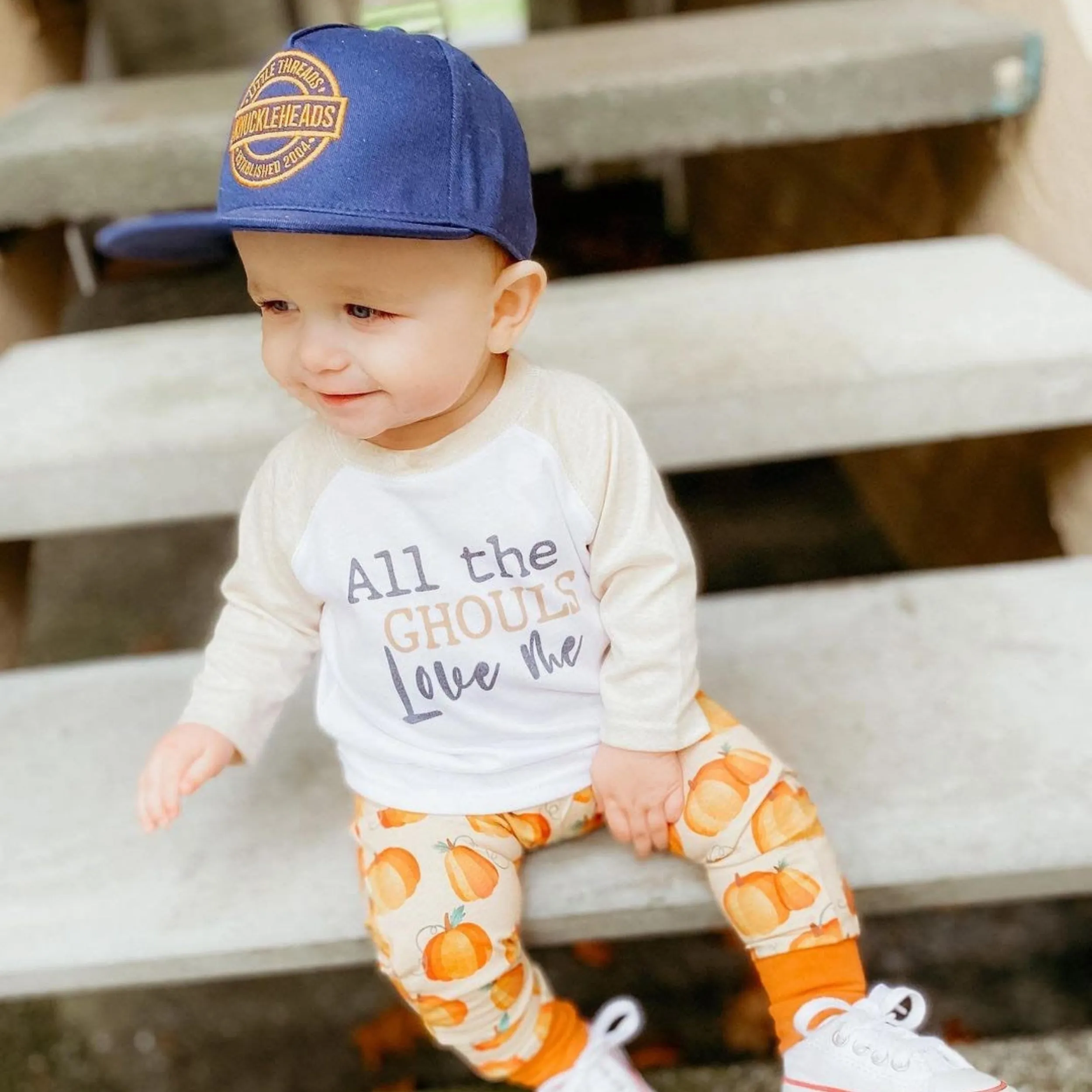 One Day Navy Kids Trucker Hat