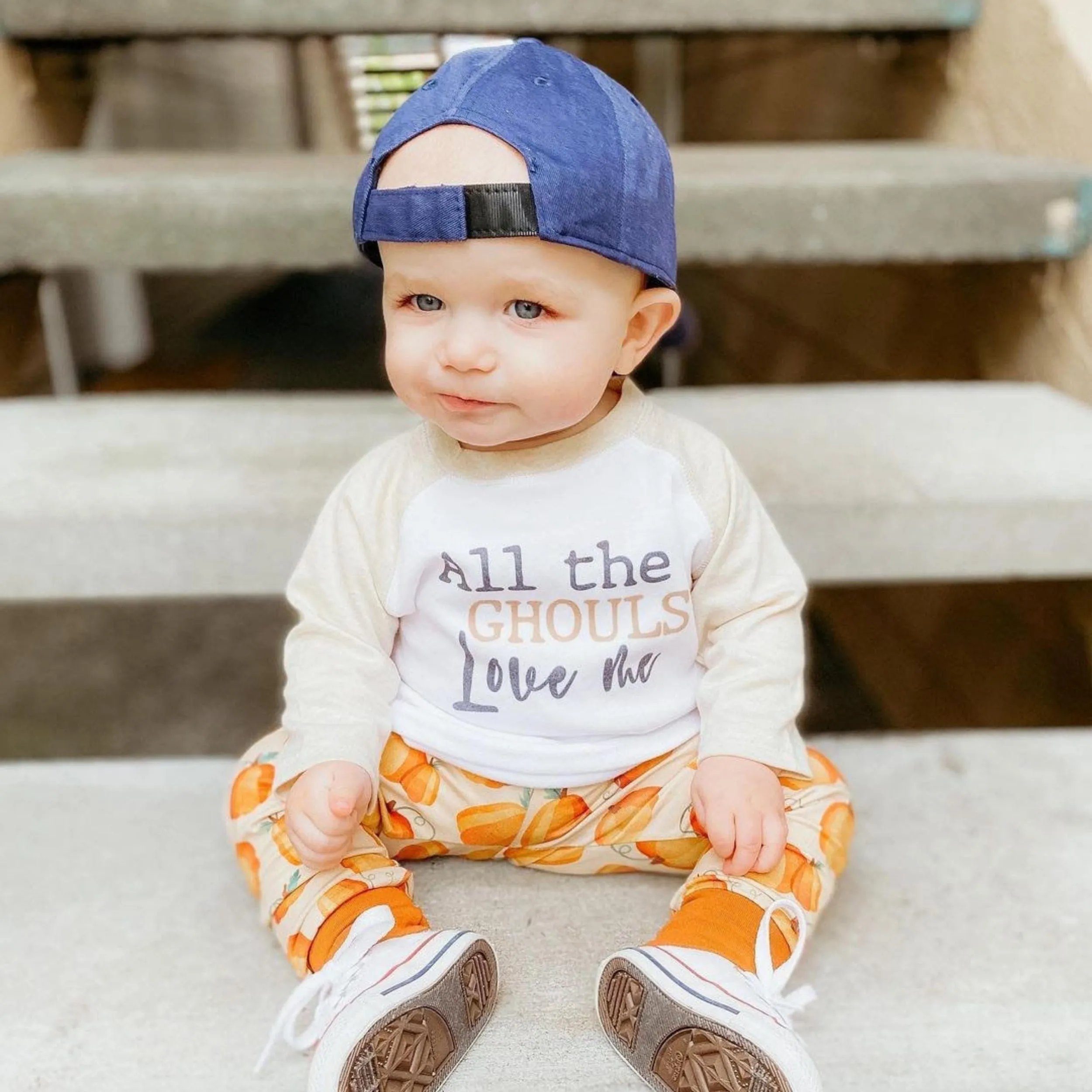 One Day Navy Kids Trucker Hat