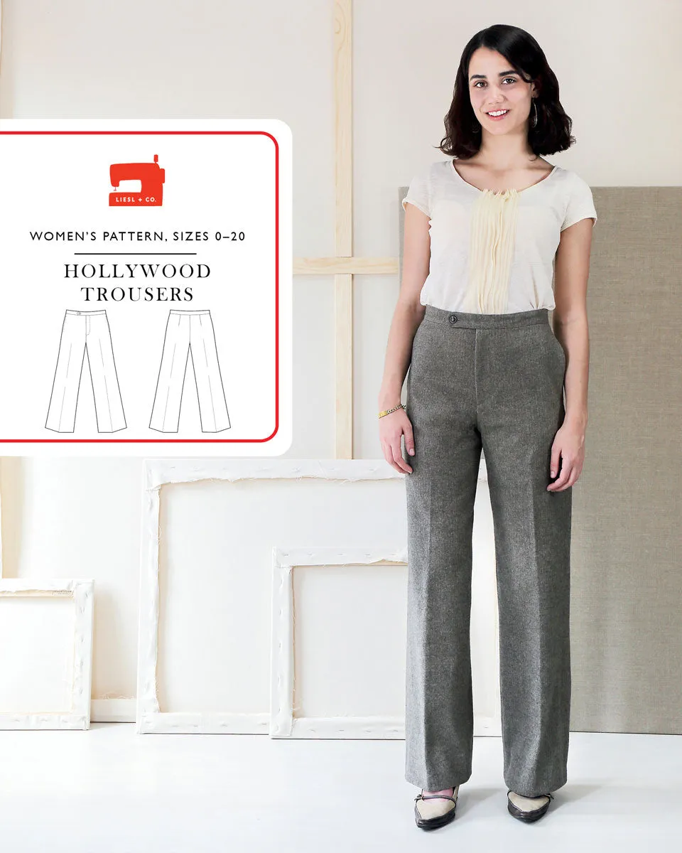 PDF Pattern - Hollywood Trousers | Liesl   Co