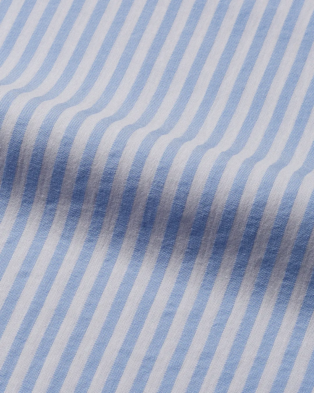 Powder Blue White Candy Stripes Seersucker