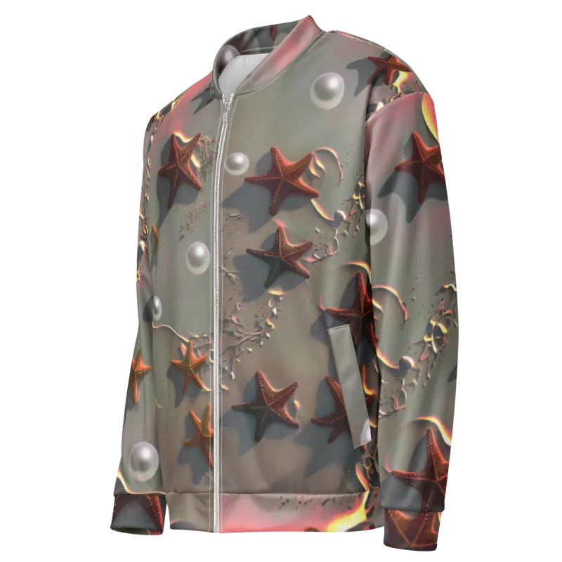 "Whispers of the Ocean" Collection - Unisex Bomber Jacket