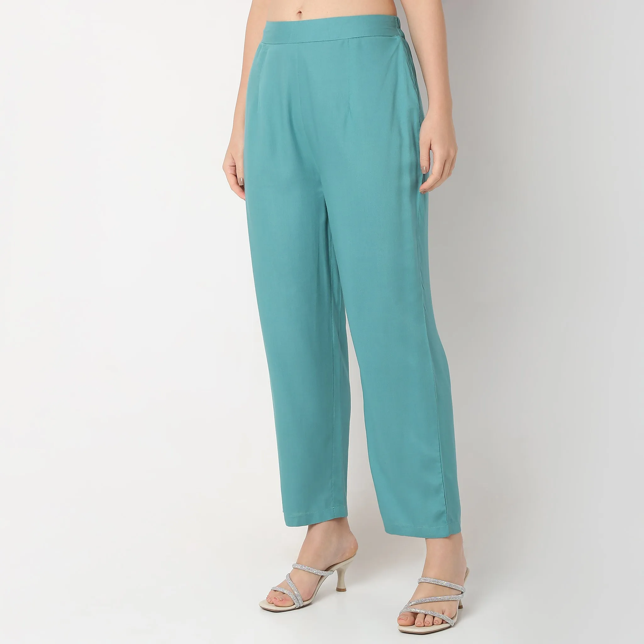 Regular Fit Ethnic Pants