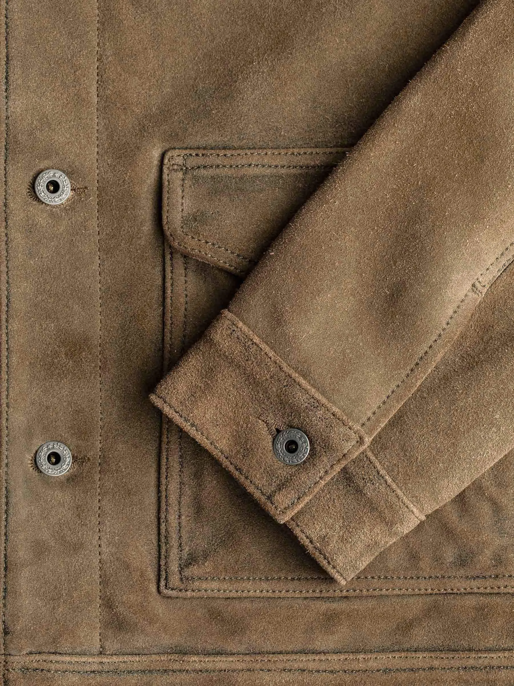 Saddle Vintage Suede Interstate Jacket