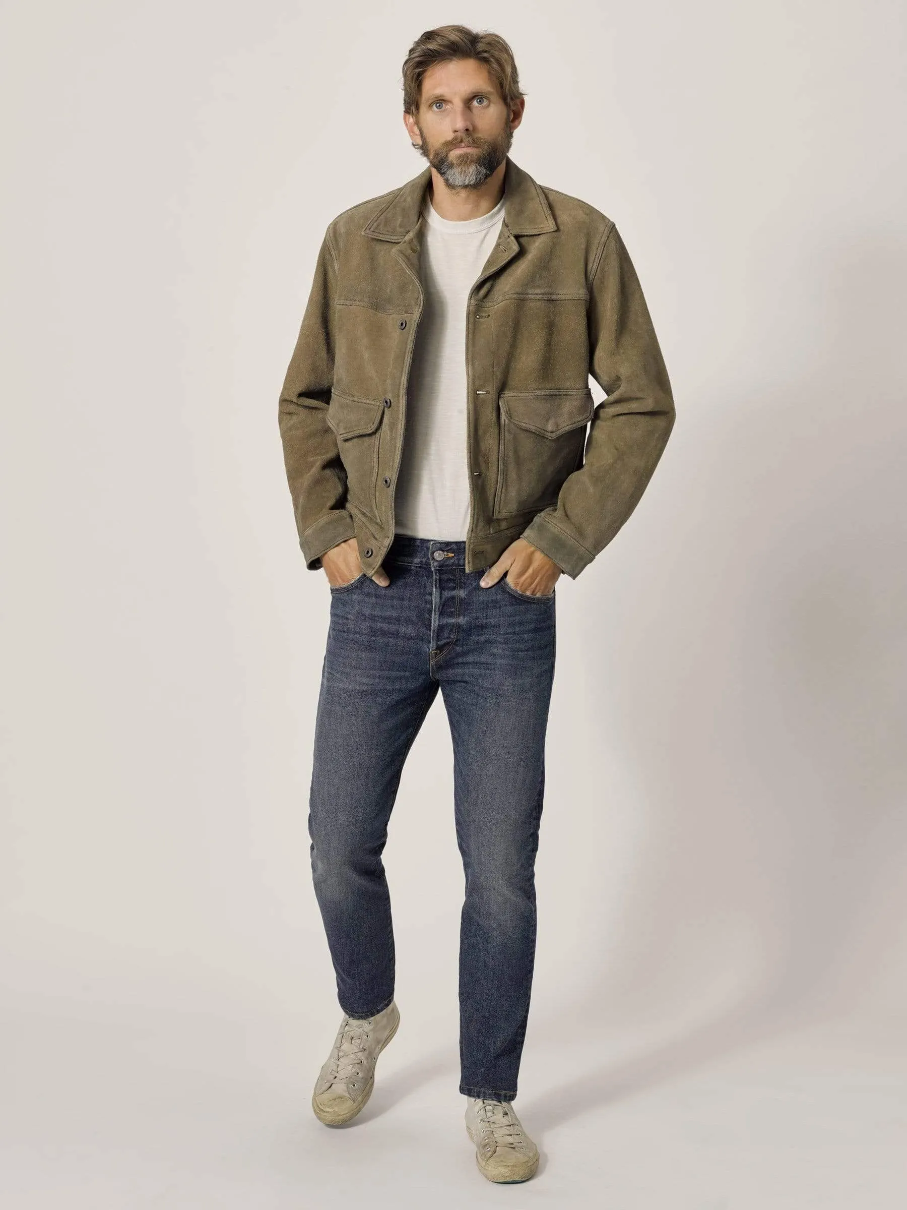 Saddle Vintage Suede Interstate Jacket