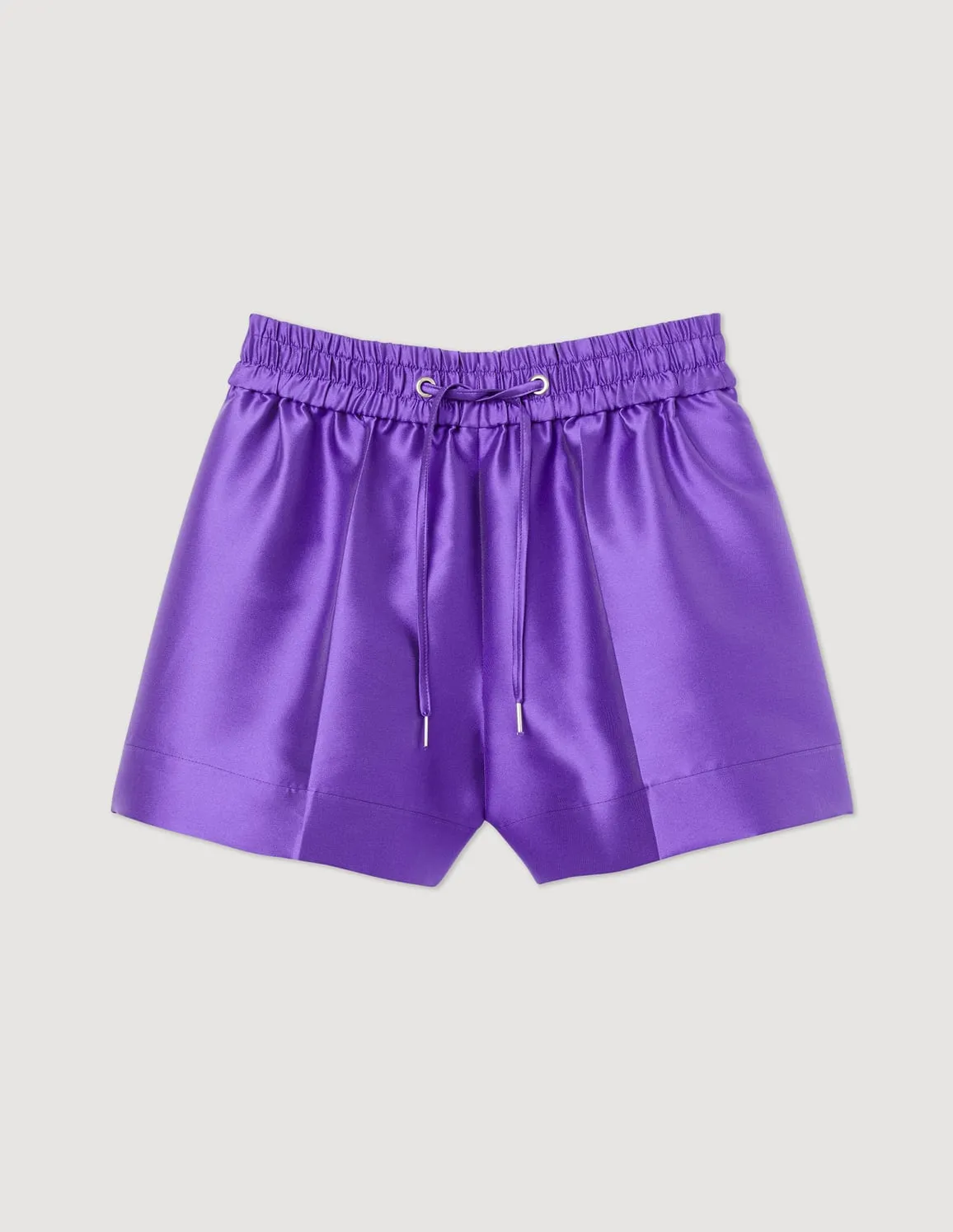 Satiny Wide Leg Shorts