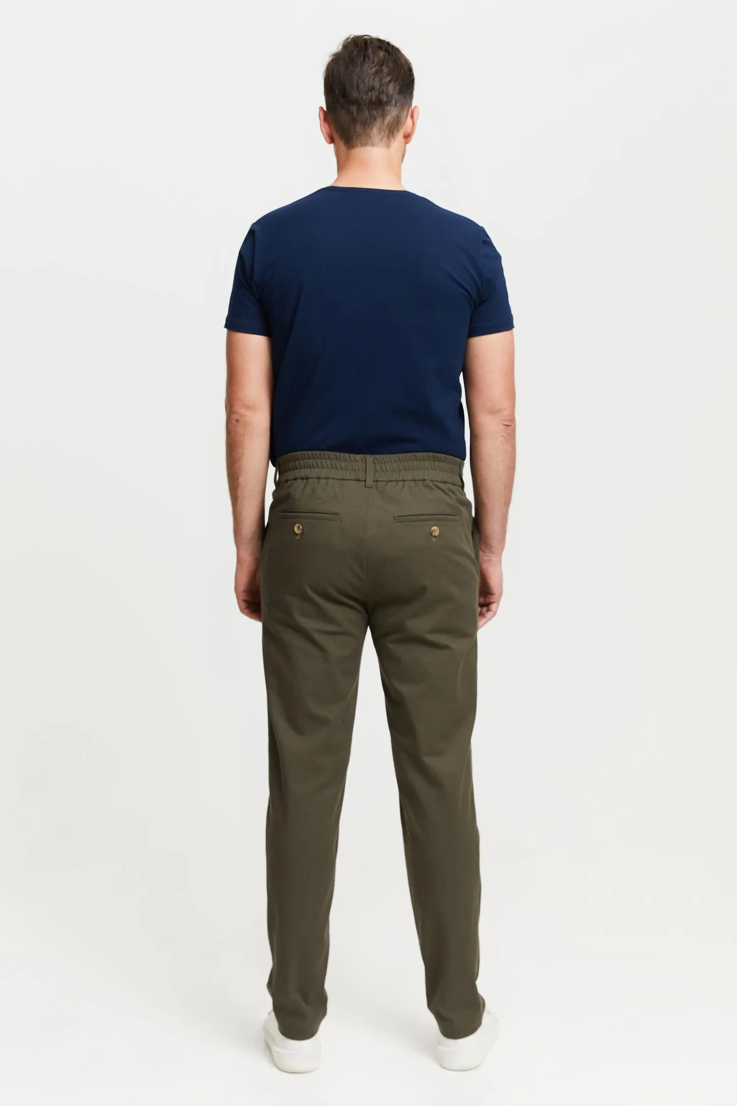 Seppo Organic Cotton Chinos Trousers Green