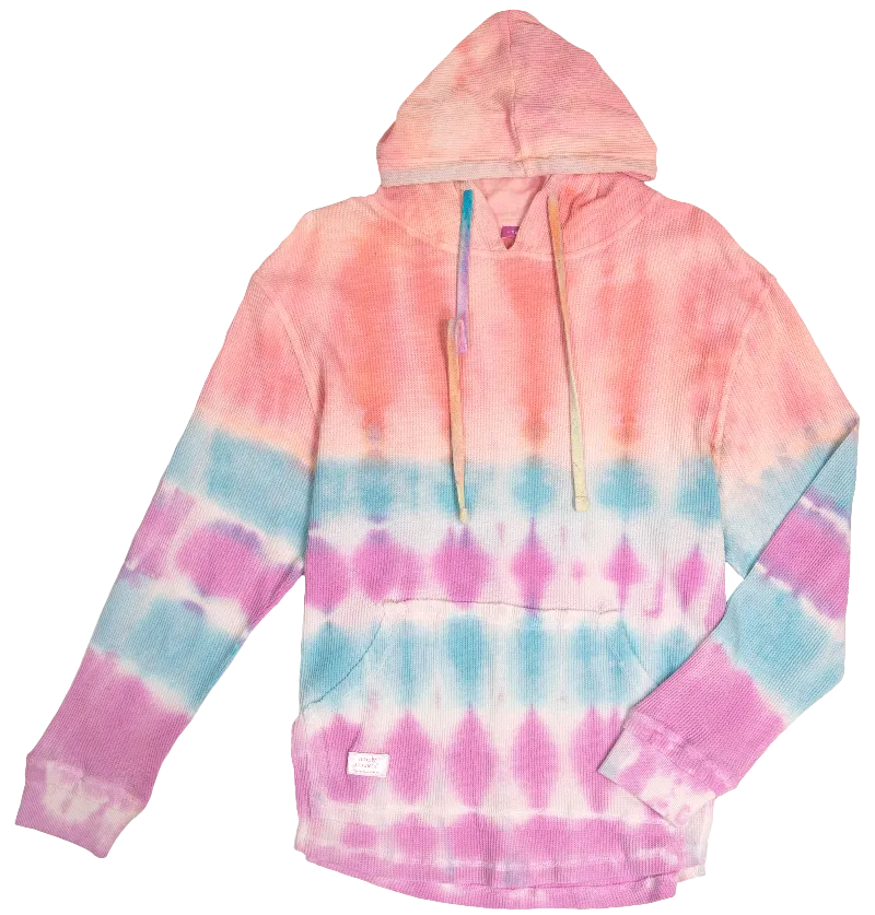 Simply Southern Candy Waffle Tie Dye Hoodie