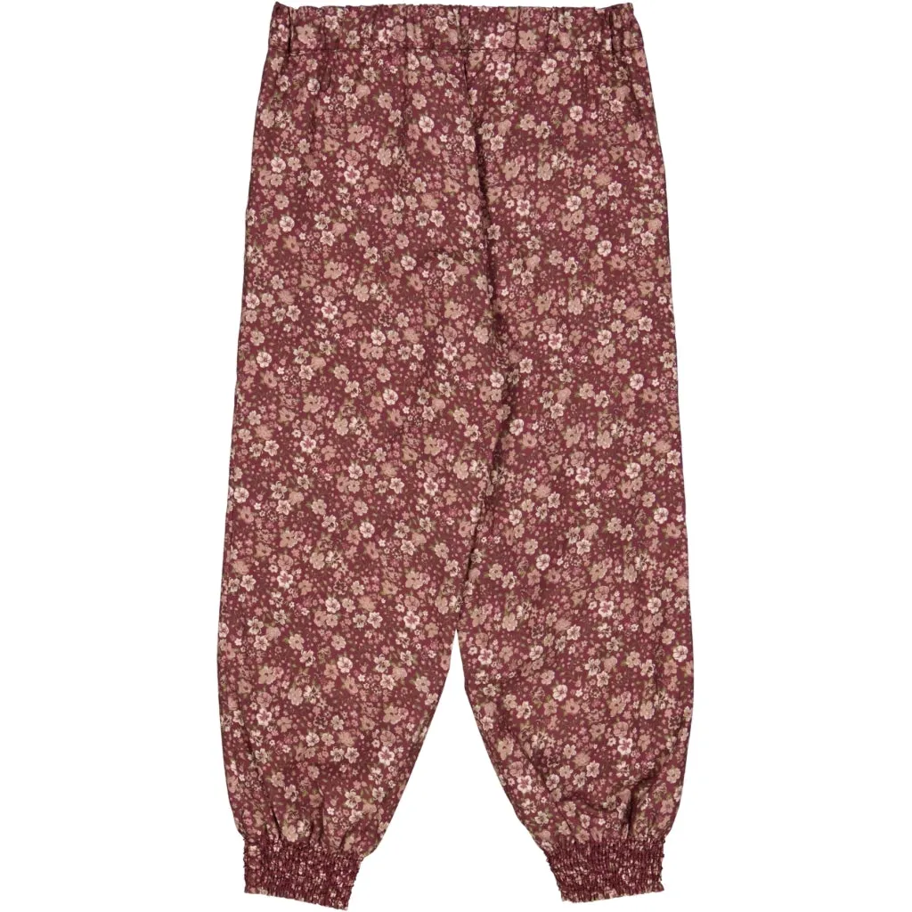 Trousers Sara Lined - mulberry flowers