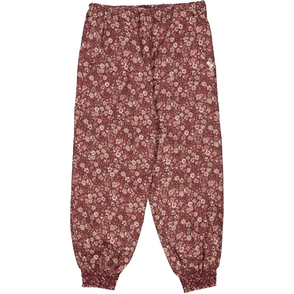 Trousers Sara Lined - mulberry flowers