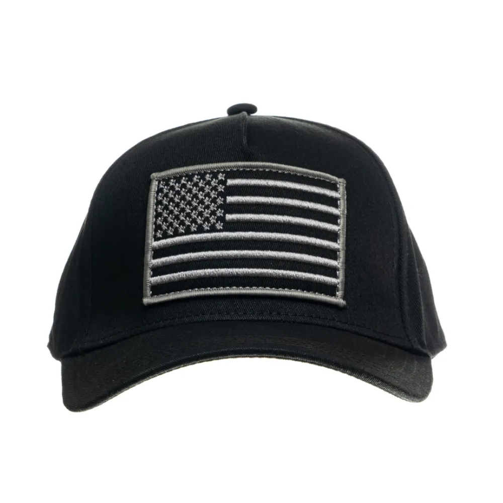 USA Grey Flag Trucker Hat