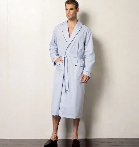 V8964 Men's Robe, Top, Shorts and Pants - Mens